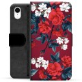 iPhone XR Premium Wallet Hoesje - Vintage Bloemen