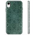 iPhone XR TPU-hoesje - Groene Mandala