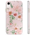 iPhone XR TPU Case - Aquarel Bloemen