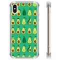 Hybride hoesje iPhone X / iPhone XS - Avocadopatroon