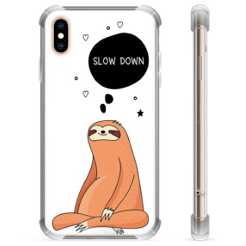 iPhone X / iPhone XS hybride hoesje - vertragen