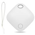 itag03 Bluetooth Finder Anti-Loss Locator voor Apple-apparaat draagbare Mini Tracker met riem - Wit