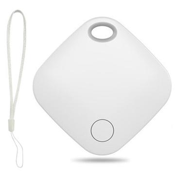 itag03 Bluetooth Finder Anti-Loss Locator voor Apple-apparaat draagbare Mini Tracker met riem - Wit