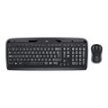 Logitech Wireless Desktop MK330 Toetsenbord en Muis Set - Zwart