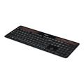 Logitech K750 Draadloos Solar-toetsenbord - Scandinavische Lay-out - Zwart