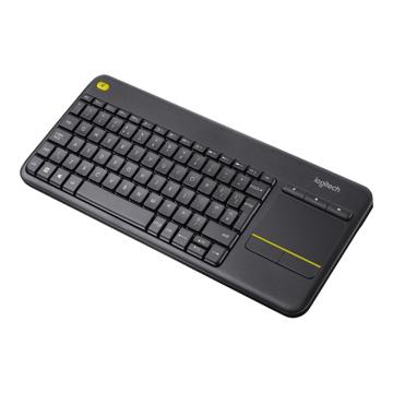 Logitech Wireless Touch Keyboard K400 Plus Tastatur Trådløs Dansk/Finsk/Norsk/Svensk