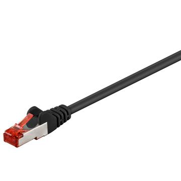 Goobay CCA RJ45 S/FTP CAT 6 Netwerkkabel - 5m - Zwart