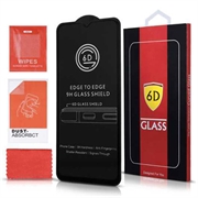 Samsung Galaxy S24 6D Full Cover Glazen Screenprotector - 9H - Zwarte Rand