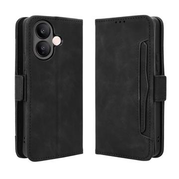 vivo V60 Lite Kaarthouder Portemonnee Hoesje - Zwart