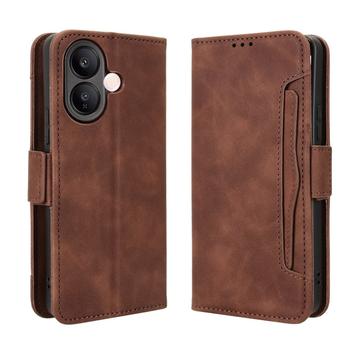 vivo V60 Lite kaarthouder portemonnee hoesje - Bruin