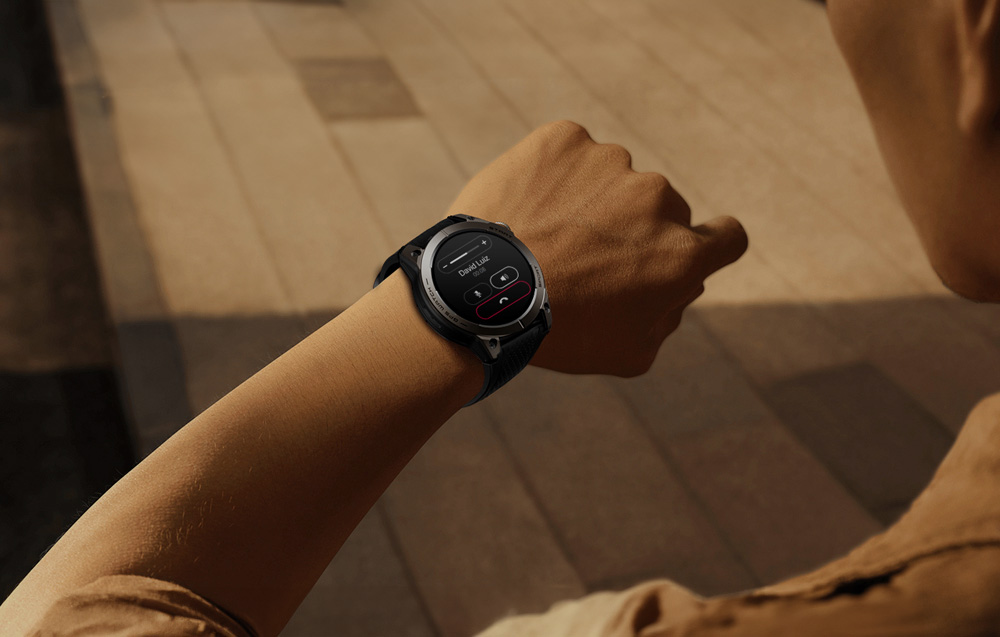 Zeblaze Stratos 3 Smartwatch met GPS, Ultra HD AMOLED-scherm - Zwart