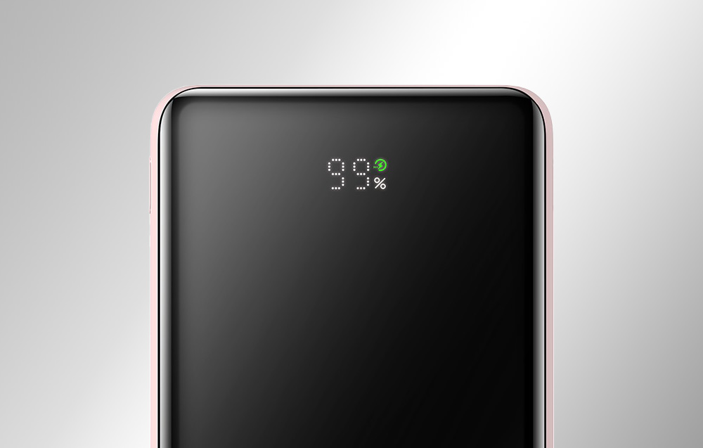 Baseus Magnetische Draadloze Power Bank 10000mAh - USB-C 20W, MagSafe compatibel - Roze