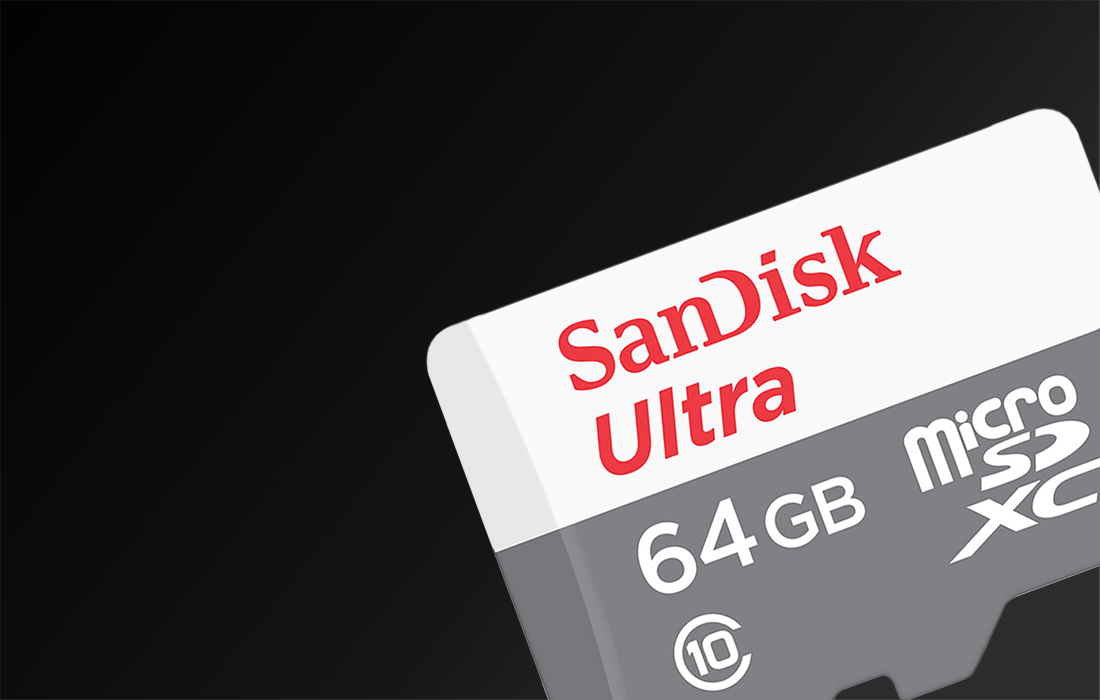 SanDisk Ultra microSDXC-geheugenkaart SDSQUNR-064G-GN3MN - 64GB